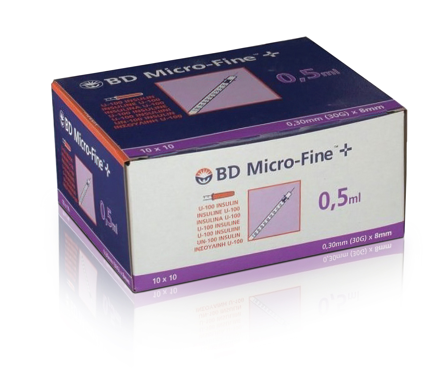 BD Micro-Fine+ (0.5ml, 30G) (1 x 100)
